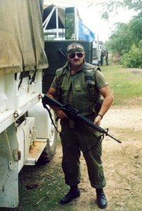 Canadian Medical Technician in Cambodia with UN in 1993