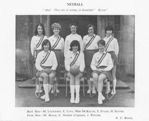 Ardrossan Academy netball team session 1966-67.jpg