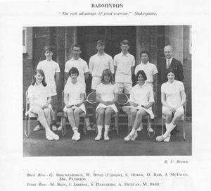 Ardrossan Academy badminton team session 1966-67.jpg